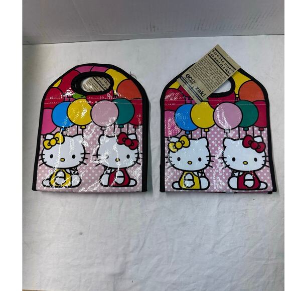 Hello Kitty by Zak Dura Sak Lunch bag Insulated Reusable Foldable Easy Clean NWT - Picture 12 of 12